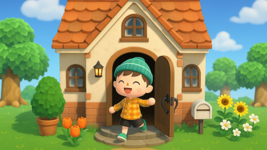 sora generated animal crossing image