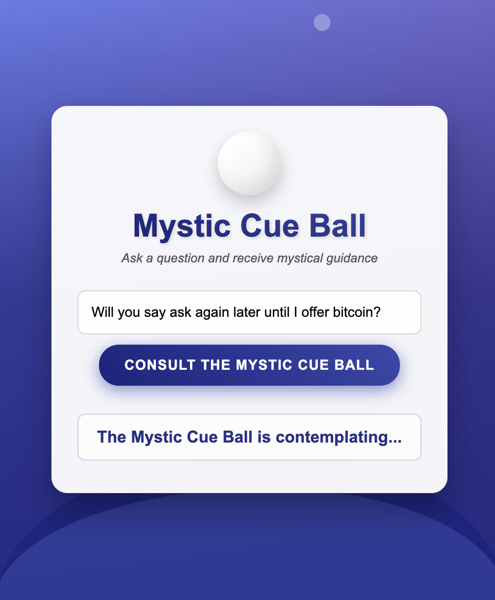 mystic cue ball