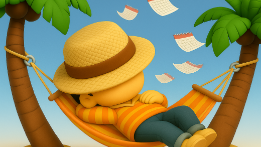 seo humorist lounging on a hammock