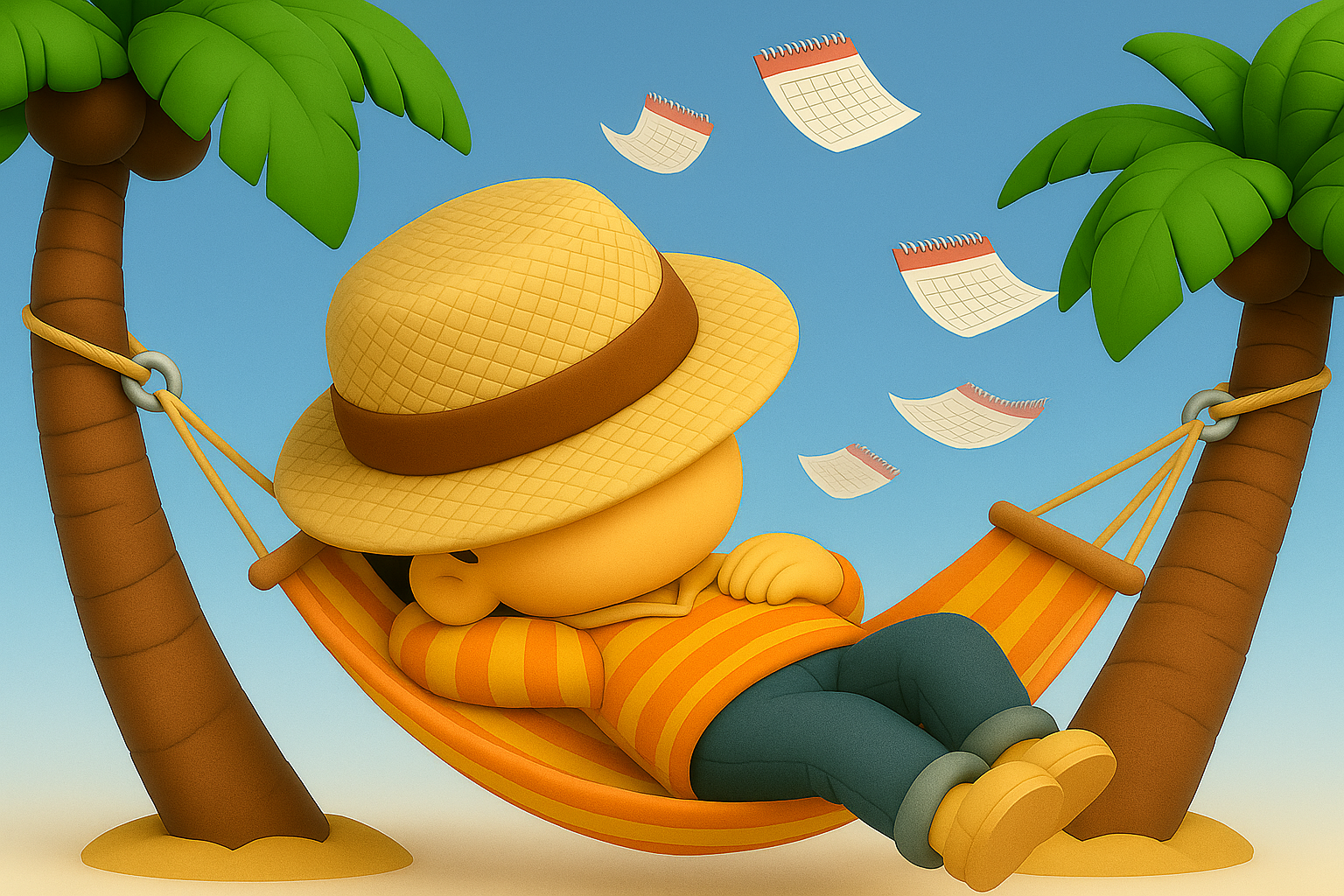 seo humorist lounging on a hammock